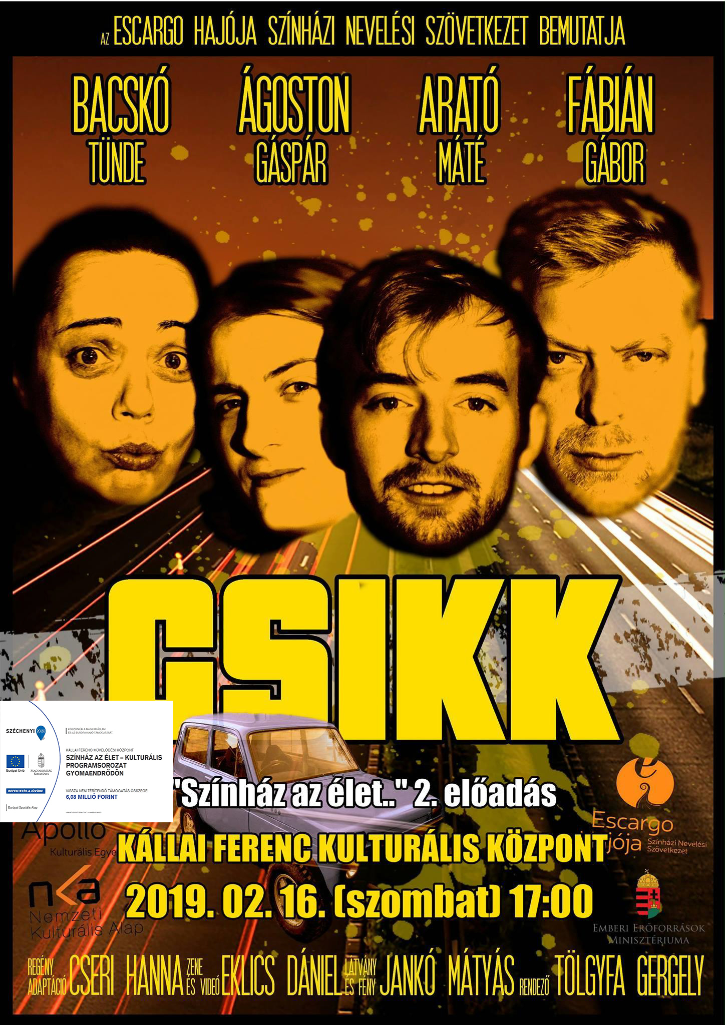 TOP-7.1.1-16-H-ESZA-2019-00221 - Színház az élet - Kulturális programsorozat Gyomaendrődön