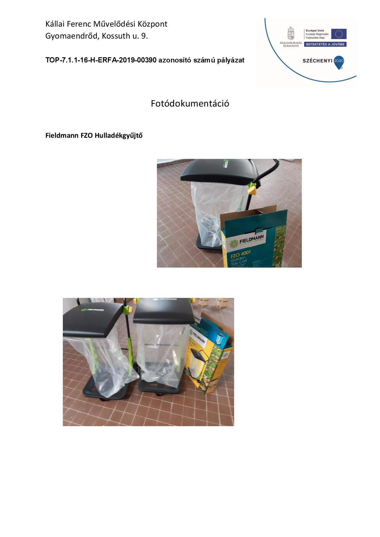 TOP-7.1.1-16-H-ERFA-2019-00390 - Kézműves sajtkészítés szakmai programhoz kapcsolódó infrastruktúra fejlesztése
