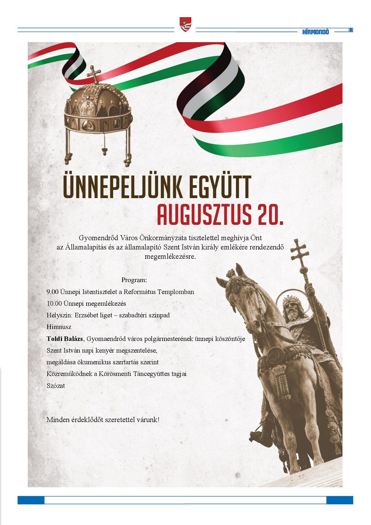 Kulturális Fesztiválok Kollégiuma - Kállai Napok 2021 című fesztivál megrendezése