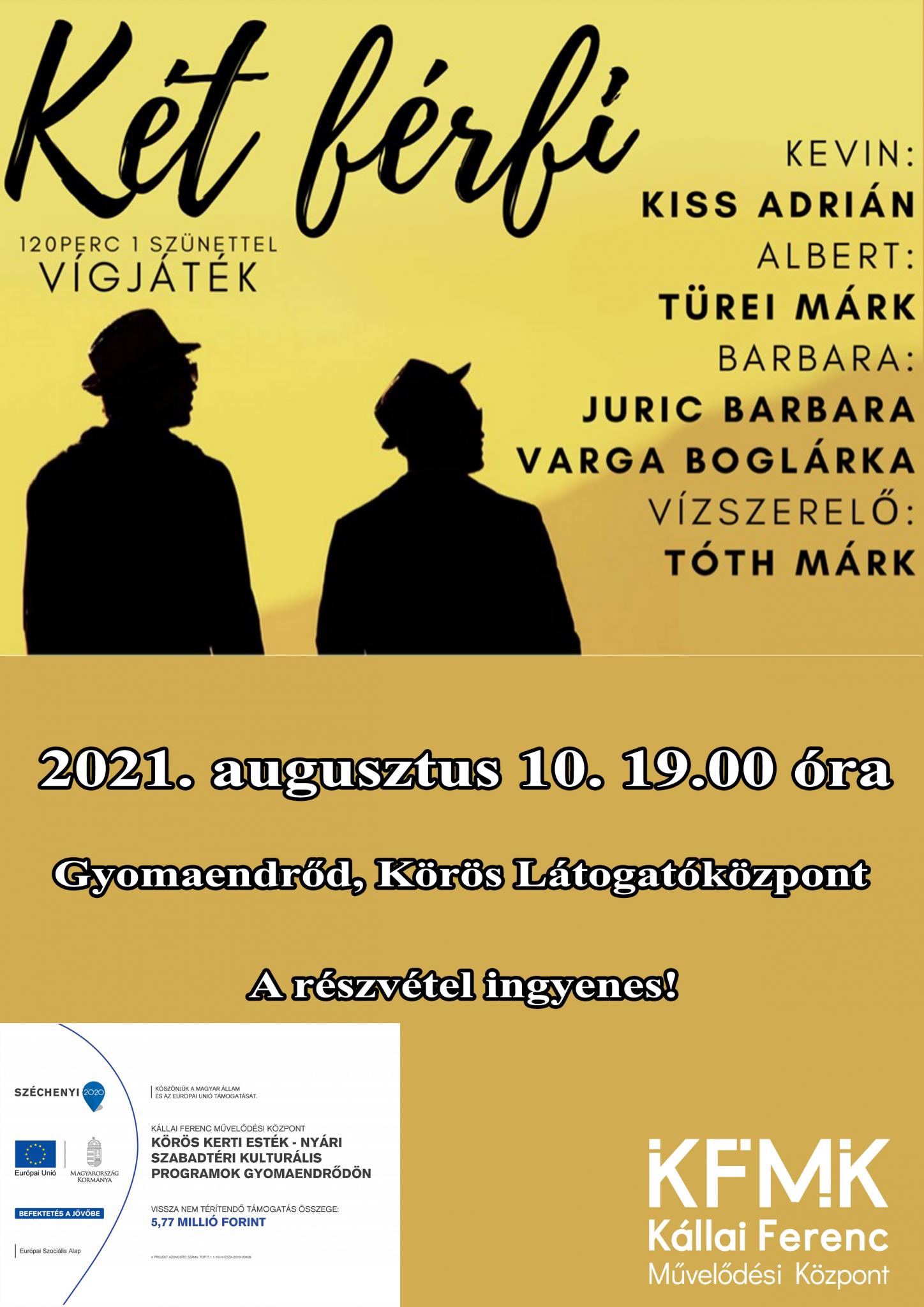 TOP-7.1.1-16-H-ESZA-2019-00499 - Körös Kerti Esték - Nyári szabadtéri kulturális programok Gyomaendrődön