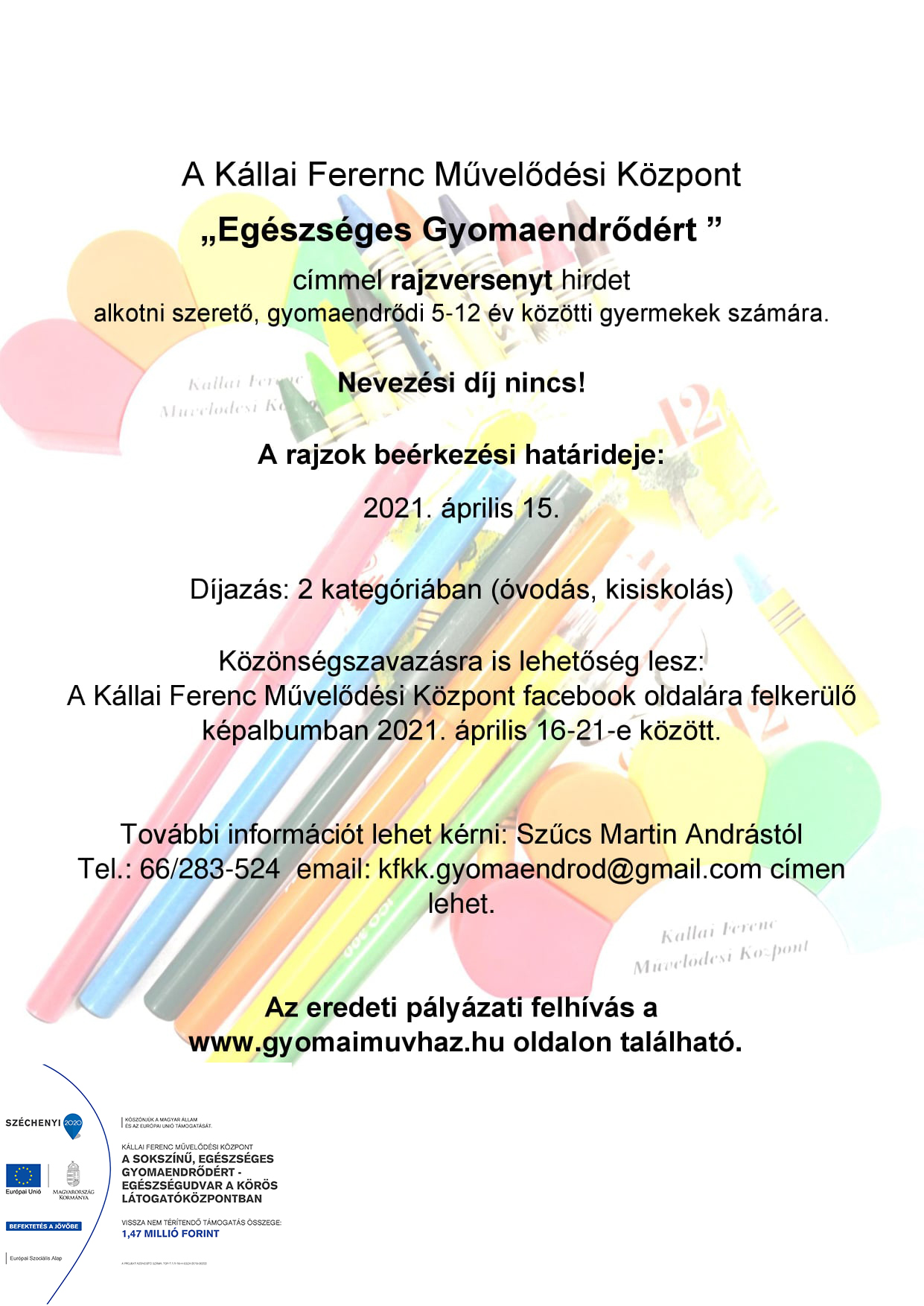 TOP-7.1.1-16-H-ESZA-2019--00222-A Sokszínű, Egészséges Gyomaendrődért - Egészségudvar a Körös Látogatóközpontban 