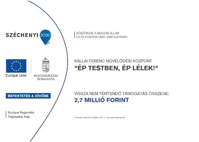 TOP-7.1.1-16-H-ERFA-2020-00763 - Ép testben ép lélek!