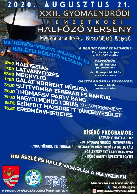 XXII. Gyomaendrődi Nemzetközi Halfőző Verseny