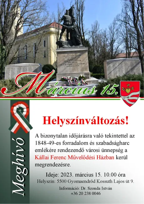 Nemzeti Ünnep - Március 15