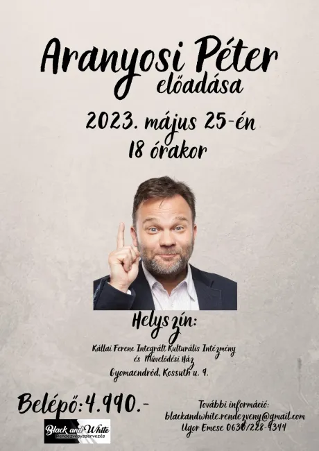 Aranyosi Péter előadása