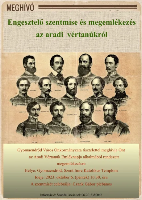 Aradi Vértanúk Emléknapja