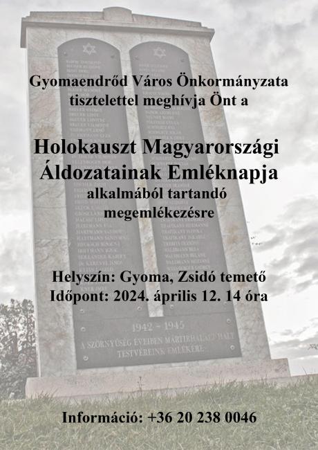 Holokauszt Magyarországi Áldozatainak Emléknapja
