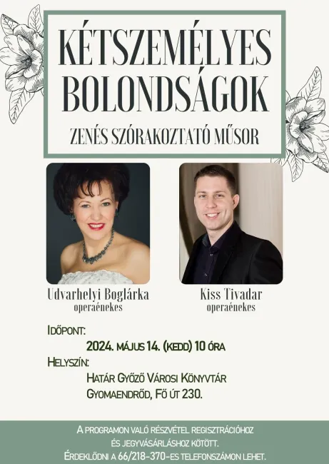 Kétszemélyes bolondságok – zenés szórakoztató műsor